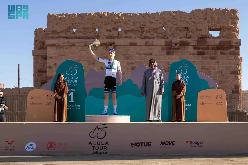 البلجيكي تيم ميرليه يفوز بالمرحلة الأولى من سباق طواف العُلا 2025