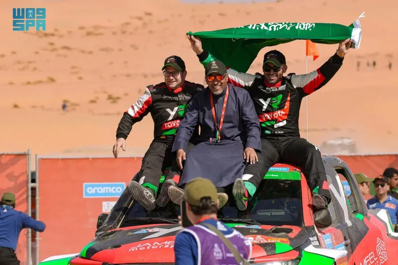 يزيد الراجحي يُتوج بلقب رالي داكار السعودية 2025