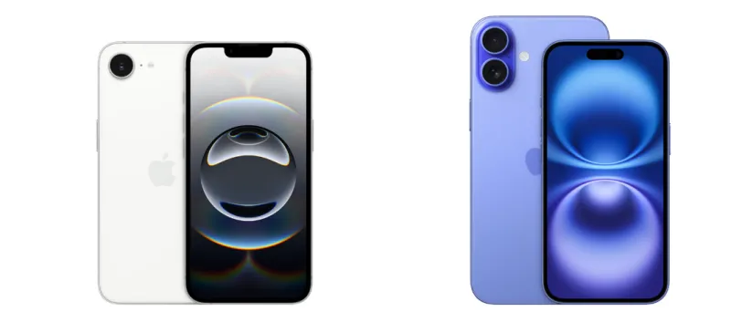 مقارنة سريعة تحسم لك الأمر.. أيهما تختار: iPhone 16e أم iPhone 16؟ 