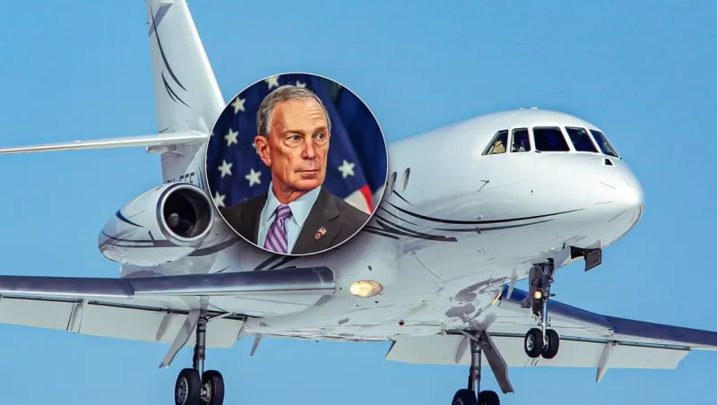 الملياردير مايكل بلومبرج يستعرض طائراته الخاصة من طراز داسو فالكون (صور)