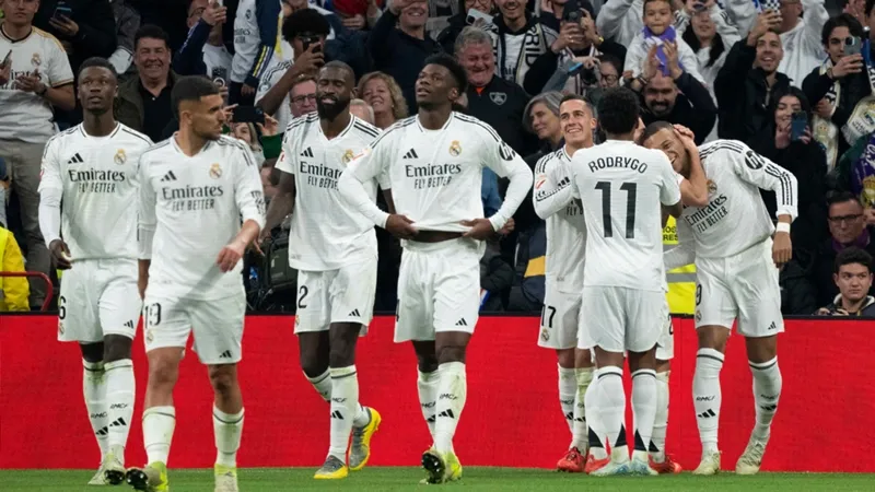 المصدر حساب @realmadrid ريال مدريد يواصل مطاردة الصدارة بفوز قاتل على بلباو