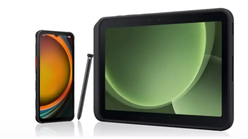 سامسونغ تكشف عن هاتف وجهاز لوحي ببطاريات قابلة للاستبدال لمهام العمل الصعبة