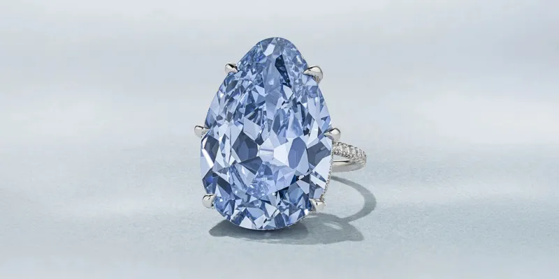 انسحاب ماسة Golconda Blue بقيمة 50 مليون دولار من مزاد كريستيز