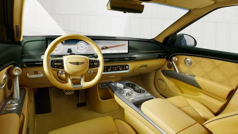 جينيسيس تدمج الذكاء الاصطناعي مع الأزرار التقليدية في تصميماتها الداخلية