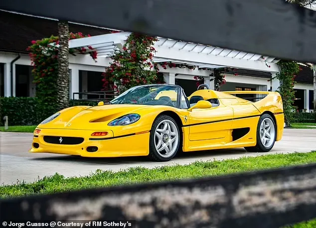 فيراري F50 التي يمتلكها رالف لورين للبيع في مزاد بـ 7.5 مليون دولار فيراري F50 ملكًا لـ رالف لورين للبيع في مزاد.. قد تصل إلى 7.5 مليون دولار
