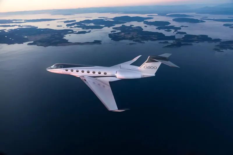 طائرة G800 الأسرع والأطول مدى تحصل على اعتماد أميركي وأوروبي