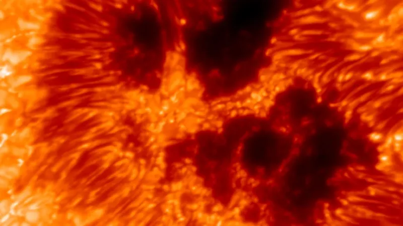 أكبر   تلسكوب بالعالم يلتقط صور نادرة لسطح الشمس