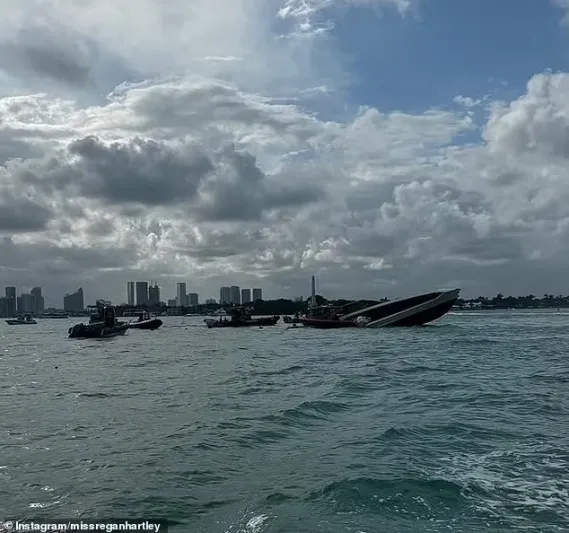 شاهد لحظة غرق يخت لامبورجيني الفاخر بقيمة  4.5  مليون دولار في ميامي