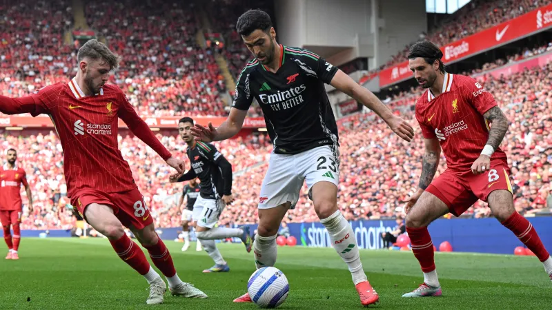 ترتيب الدوري الإنجليزي بعد التعادل المثير بين آرسنال وليفربول