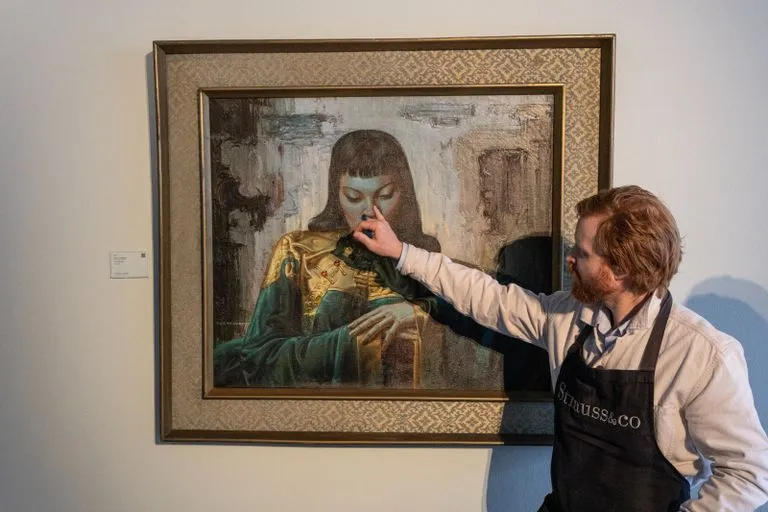 لوحة "سيدة من الشرق" تحقق رقماً قياسياً جديداً لفلاديمير تريتشيكوف