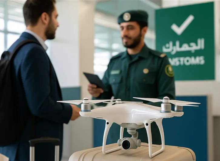 كل ما تحتاج معرفته عن دخول الدرون مع المسافرين إلى السعودية