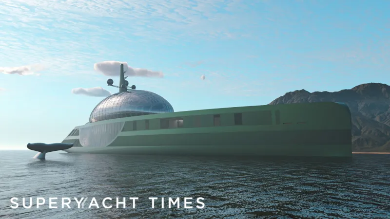 من وحي قطرة الماء: Drop⁩ يخت فاخر يعكس سحر الطبيعة