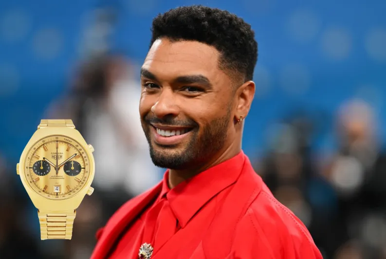 ريج جان بايدج  يتألق بساعة نادرة من Tag Heuer في Met Gala 2025