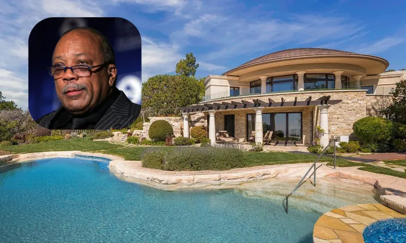 قصر كوينسي جونز الأسطوري في بيل إير يُعرض للبيع مقابل 60 مليون دولار