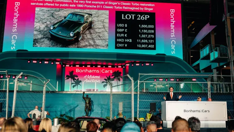 مزاد "بونهامز" في ميامي يحقق 12.6 مليون دولار رغم غياب الصفقة الأهم