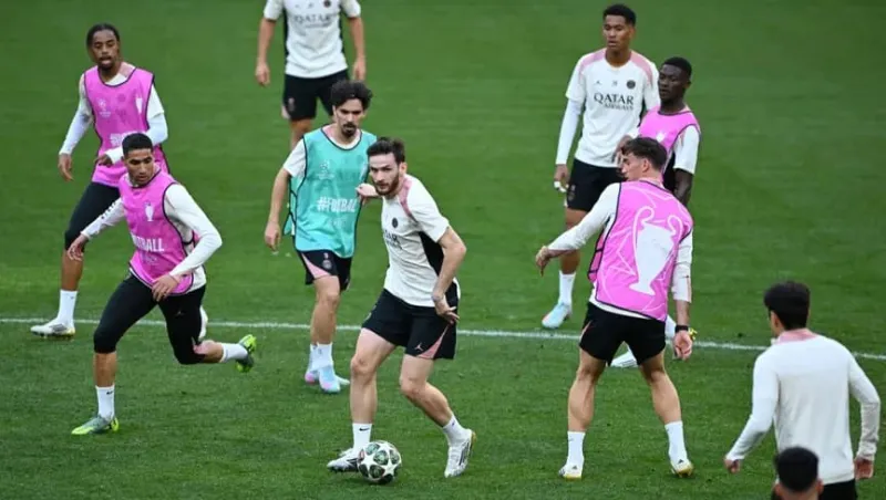 باريس سان جيرمان يستقر على تشكيلته لمواجهة إنتر في نهائي الأبطال