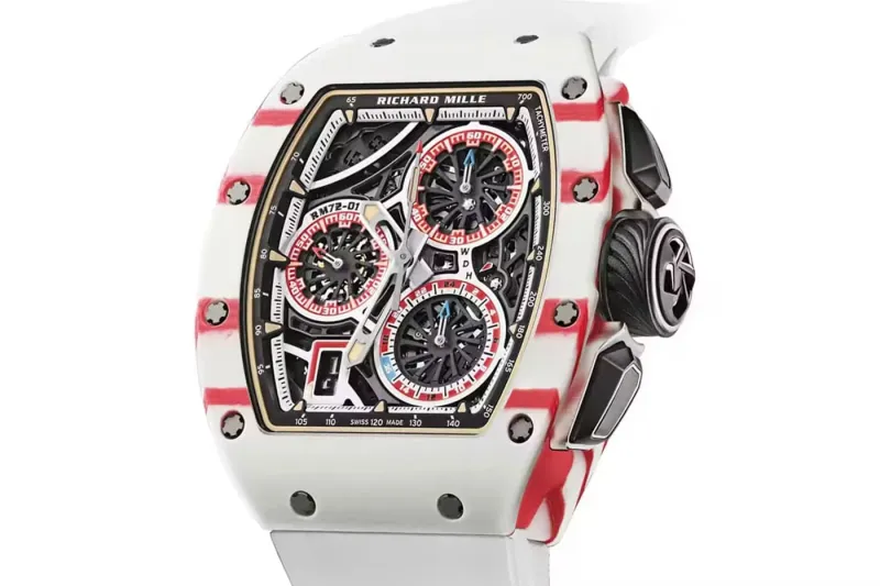 Richard Mille تكشف عن ساعة RM72-01 Charles Leclerc الأحدث