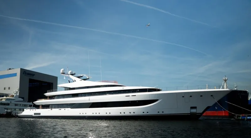 يخت Sakura الفاخر بسعر 100 مليون دولار يدخل مراحله النهائية