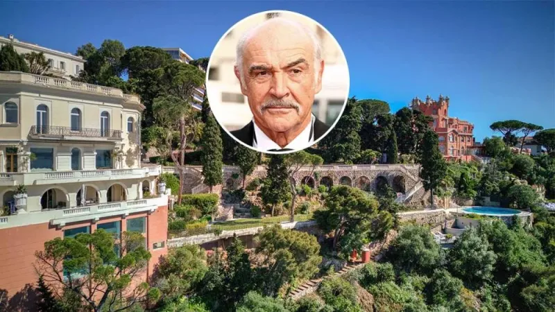 فيلا شون كونري للبيع بـ26 مليون دولار في الريفييرا الفرنسية