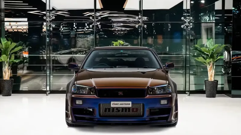 Nissan Skyline R34.. تحفة نيسان التي لا تُكرر (فيديو)