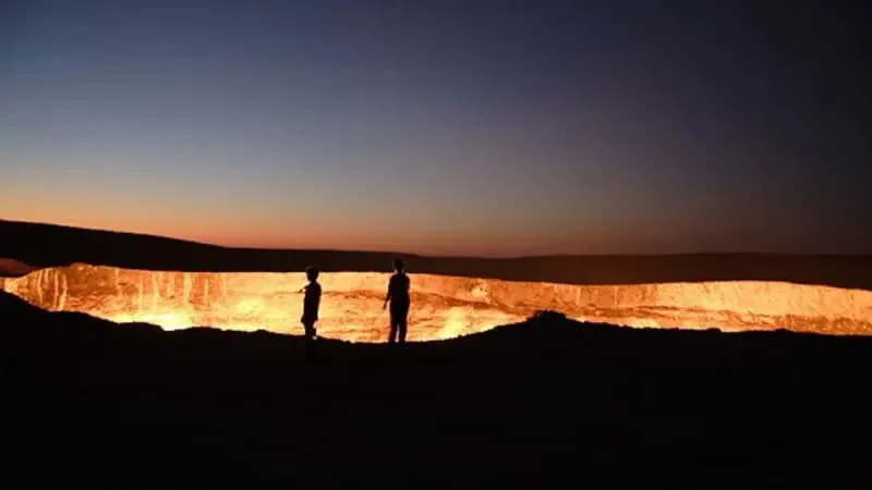 بعد أكثر من 50 عامًا.. "بوابة الجحيم" في تركمانستان توشك على الانطفاء