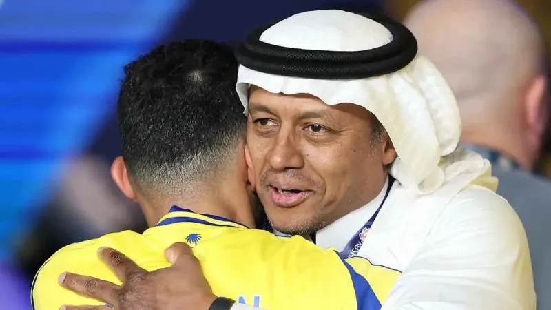 المصدر: حساب نادي النصر عبر X نادي النصر يعلن رسميًا فسخ عقد رئيسه التنفيذي ماجد الجمعان
