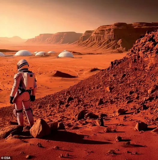 المصدر:ESA الواحات الفضائية في المريخ.. حلم علمي أم بداية هجرة جماعية؟