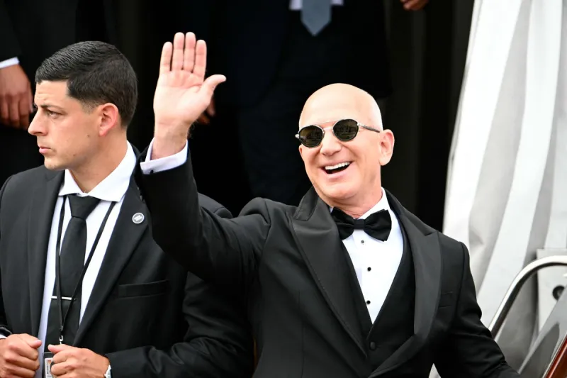 تفاصيل زفاف بيزوس وسانشيز في البندقية.. الفخامة تسيطر على الحفل