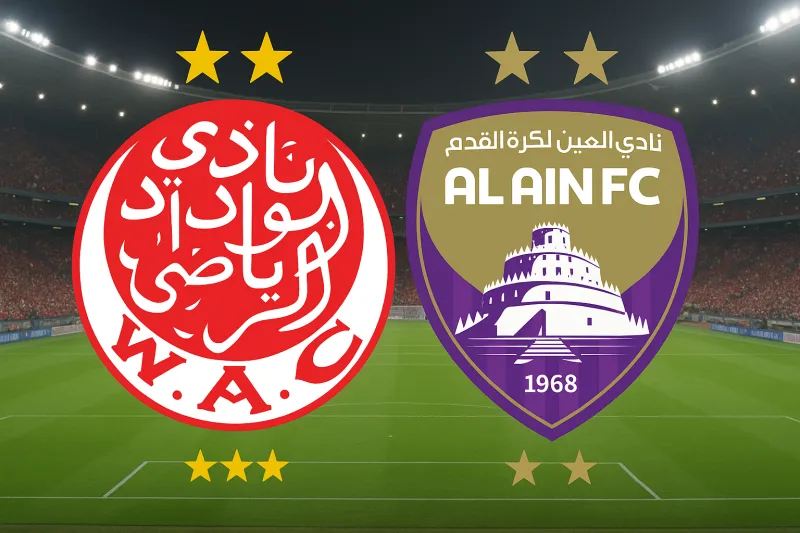 تشكيلة العين  الإماراتي أمام الوداد المغربي 