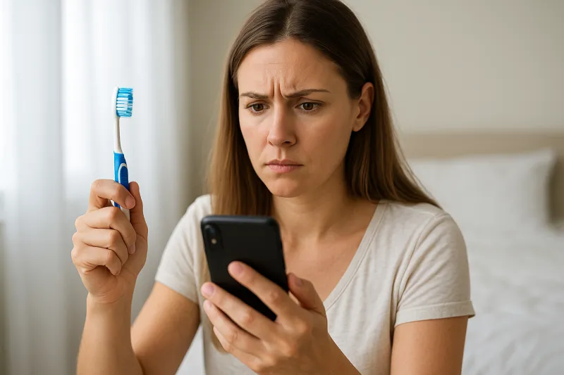 فرشاة أسنان ذكية تفضح خيانة زوجية... التفاصيل تُشبه فيلم تجسس!