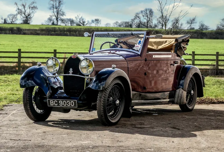 سيارة Bugatti Type 44 Cabriolet تعود إلى الأضواء في مزاد مرتقب