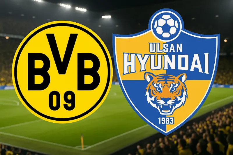 تشكيلة مباراة بروسيا دورتموند ضد أولسان هيونداي
