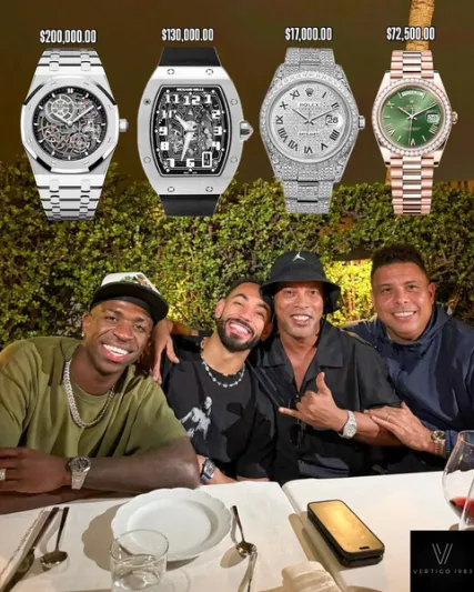 اجتماع صيفي لأساطير كرة القدم البرازيليّة تزينه الساعات الفاخرة