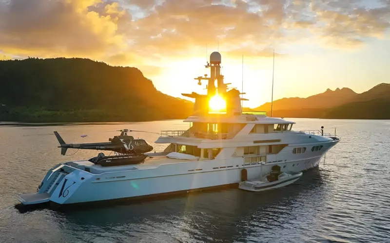 بتصميم خارق ومهبط مروحية مدمج... V6 يُعيد تعريف الفخامة في عالم اليخوت