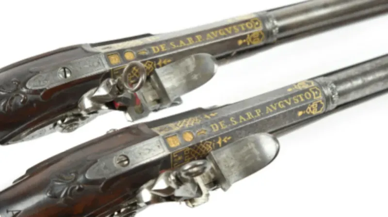 سلاح ملكي نادر من القرن 18 يُطرح في مزاد ساليزبري