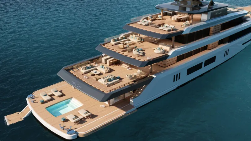 Nauta Design تكشف مشروعها الأحدث: يخت Project Velor عندما تعانق الفخامة البحر