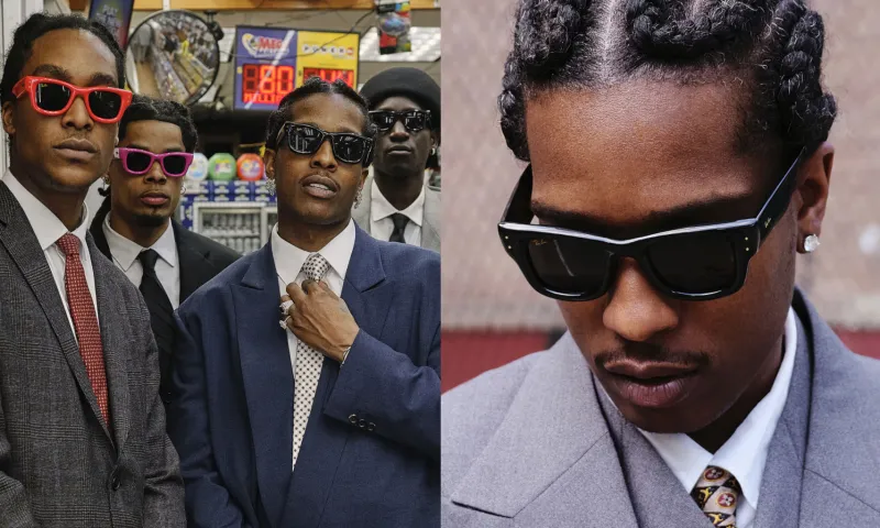 آيساب روكي يُعيد تعريف نظارات راي بان بجرأة الشوارع