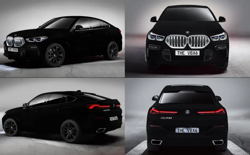 ثقب أسود على عجلات: BMW تكشف عن X6 بطلاء هو الأغمق في العالم