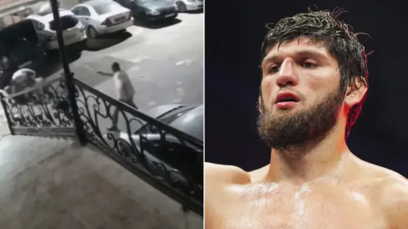 نجا من الموت بأعجوبة.. محاولة اغتيال لمصارع فنون قتالية في داغستان (فيديو)