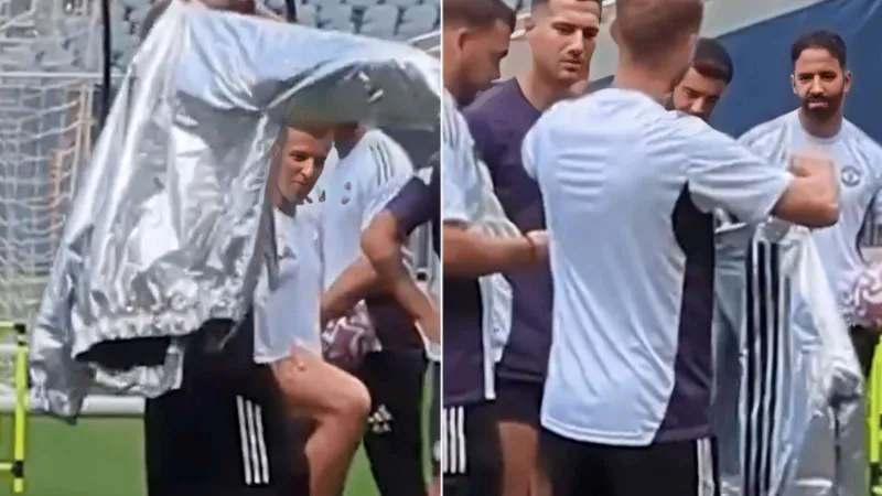 كيف يحارب مانشستر يونايتد  الحرارة المرتفعة في معسكره التحضيري؟ (فيديو) 