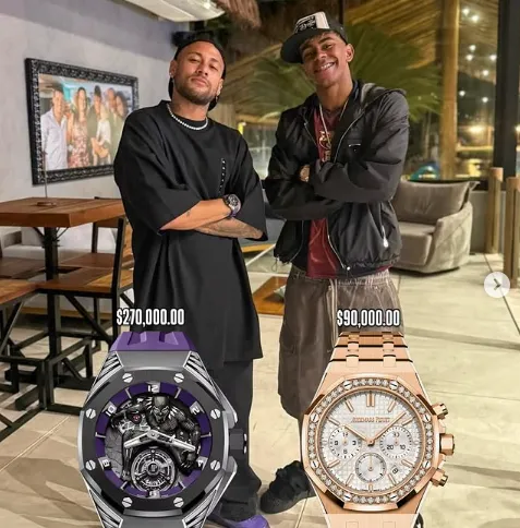 نيمار بـ270 ألف دولار ويامال بـ90 ألفًا.. ساعات النجوم تخطف الأضواء