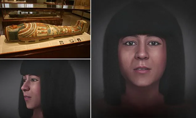 إعادة بناء وجه كاهنة مصرية غنت لتهدئة الآلهة (فيديو) 