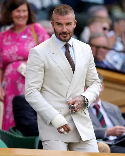 ساعة ماسية نادرة ترافق ديفيد بيكهام في افتتاح ويمبلدون 2025