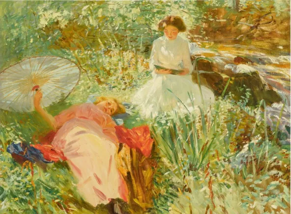 رقم غير مسبوق: بيع لوحة Beside the Stream يتجاوز التقديرات المتوقعة بثلاثة أضعاف