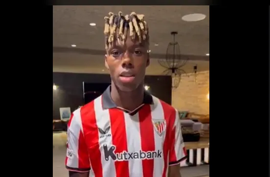 أتلتيك بلباو ينهي أحلام برشلونة ويجدد عقد نيكو ويليامز حتى 2035