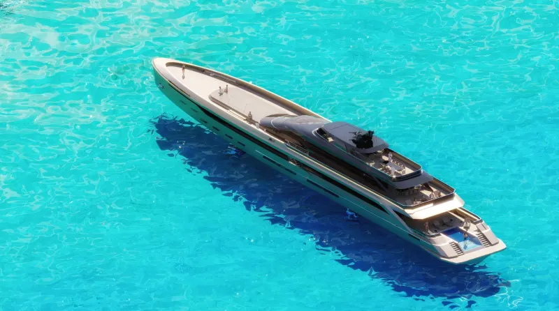 ثورة في عالم اليخوت الفاخرة: MASK Architects تطلق يختًا هيدروجينيًا بطول 85 مترًا