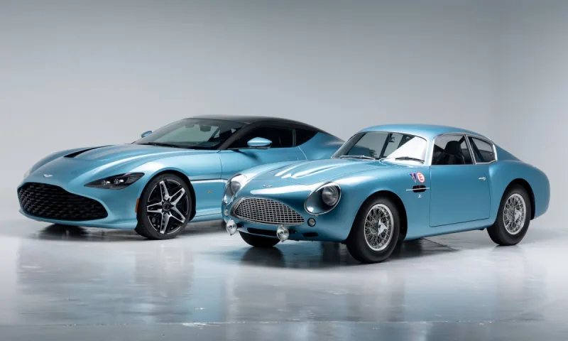 زوج نادر من سيارات Aston Martin DB Zagato في مزاد مونتيري المرتقب