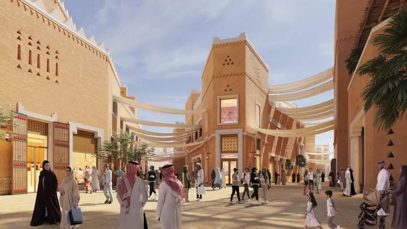 الدرعية توقّع عقدًا بقيمة 2.2 مليار ريال لتطوير ميدانها التجاري