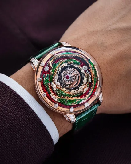 تحفة التنين.. Jacob & Co تُطلق ساعة Mystery Tourbillon بسعر مليون دولار