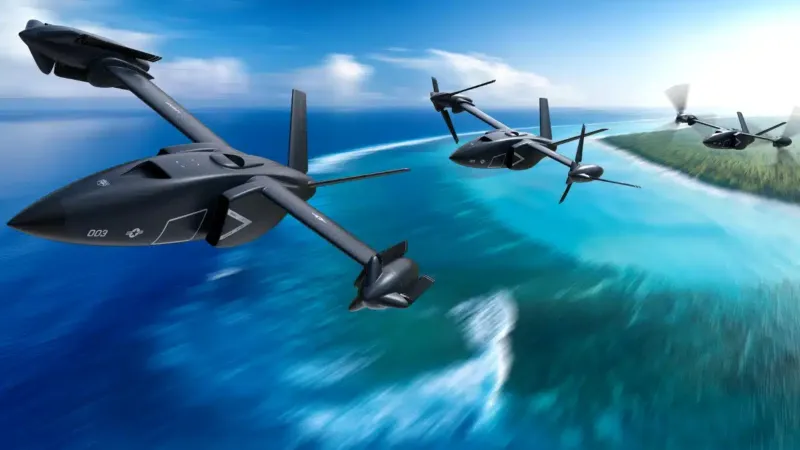 المصدر | Bell Bell Textron تكشف عن طائرة ثورية بمراوح قابلة للطي ومحركات نفاثة (فيديو)